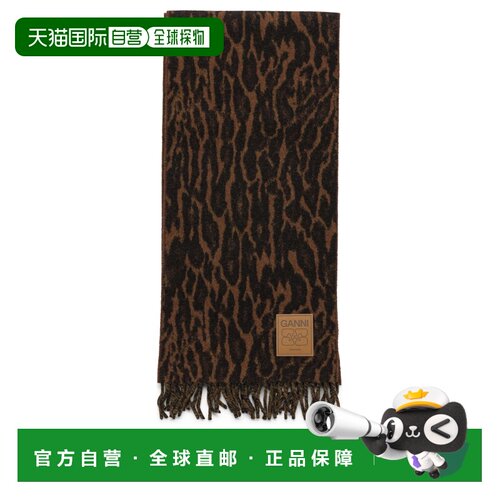 GANNI 女士围巾 B3020243ZZB AW2026 花色 COMPAC【付后1h可退】