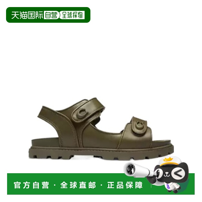 1h可退 COACH 男士凉鞋 CAQ99ARY AW2025 绿色 厚底凉鞋