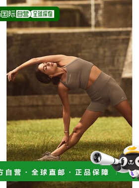 alo yoga 高腰纯色罗纹休闲短裤 女款w6290r