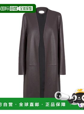 FENDI 男士外套 FPS842ARTZF0AU3 AW2024 黑色皮衣