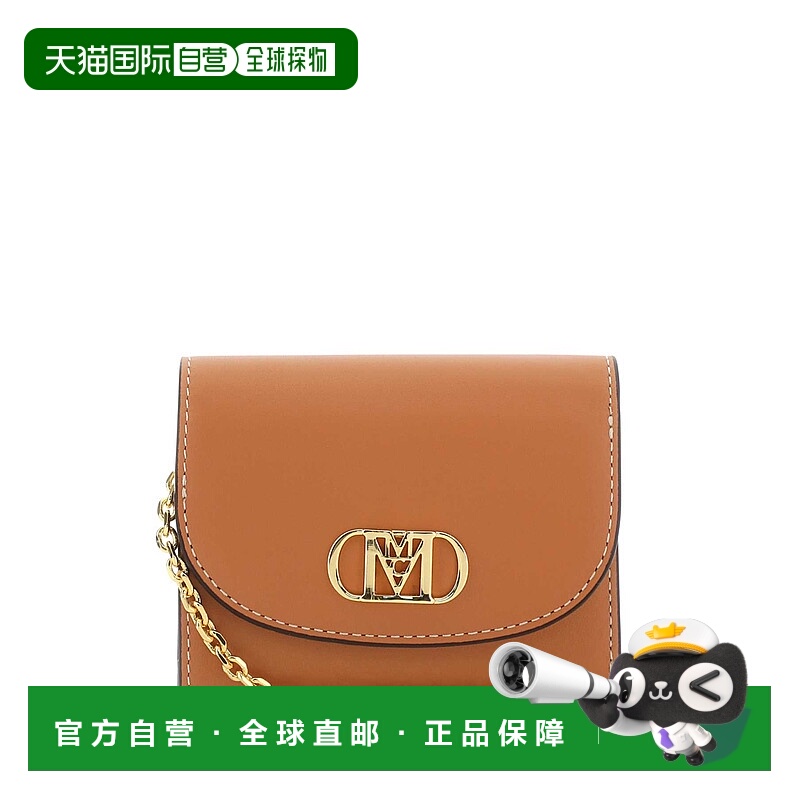MCM 女士钱包 MYLCSLM01CO SS2023 棕色 Caramel leather mini Mo