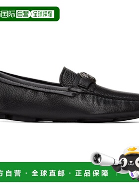1h可退 潮奢 armani 阿玛尼 男士 黑色 Driving 乐福鞋 X2B123XF2