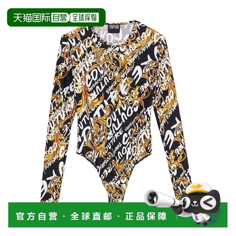 1h可退 潮奢 versace 范思哲 女士 连体衣 black黑色 舒适时尚