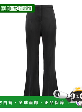 GIVENCHY 女士休闲裤 BW510614N8001 AW2023 黑色喇叭裤西装裤