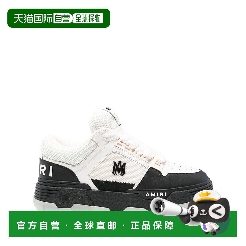 1h可退 AMIRI 男士休闲鞋 AMFOSR1084BLACK SS2025 黑色 MA-1 sne