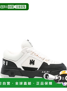 1h可退 AMIRI 男士休闲鞋 AMFOSR1084BLACK SS2025 黑色 MA-1 sne