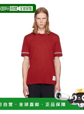 THOM BROWNE 男士T恤 MJS247AJ0129615 AW2025 红色