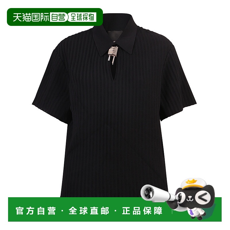 1h可退 GIVENCHY 女士针织毛衣 BW90CK4Z95001 SS2021 黑色 GIVEN