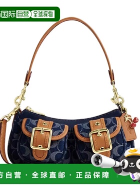 COACH  Ashton机车风法棍包蔻驰单肩手提斜挎包CY700IMXIA手提包