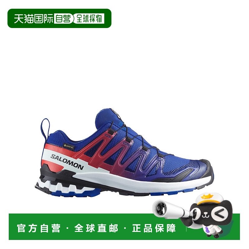 1h可退 SALOMON 男士运动鞋 L47982600 AW2025 蓝色 系带运动鞋
