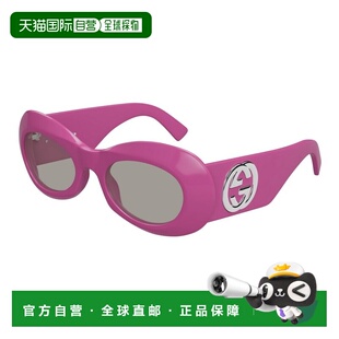 GUCCI 女士眼镜 GG1696S004 SS2025 粉红色 全框太阳镜