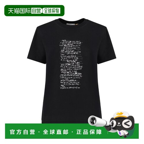 MONCLER 女士T恤 J209T8C0000289AHD999BLACK SS2【付后1h可退】