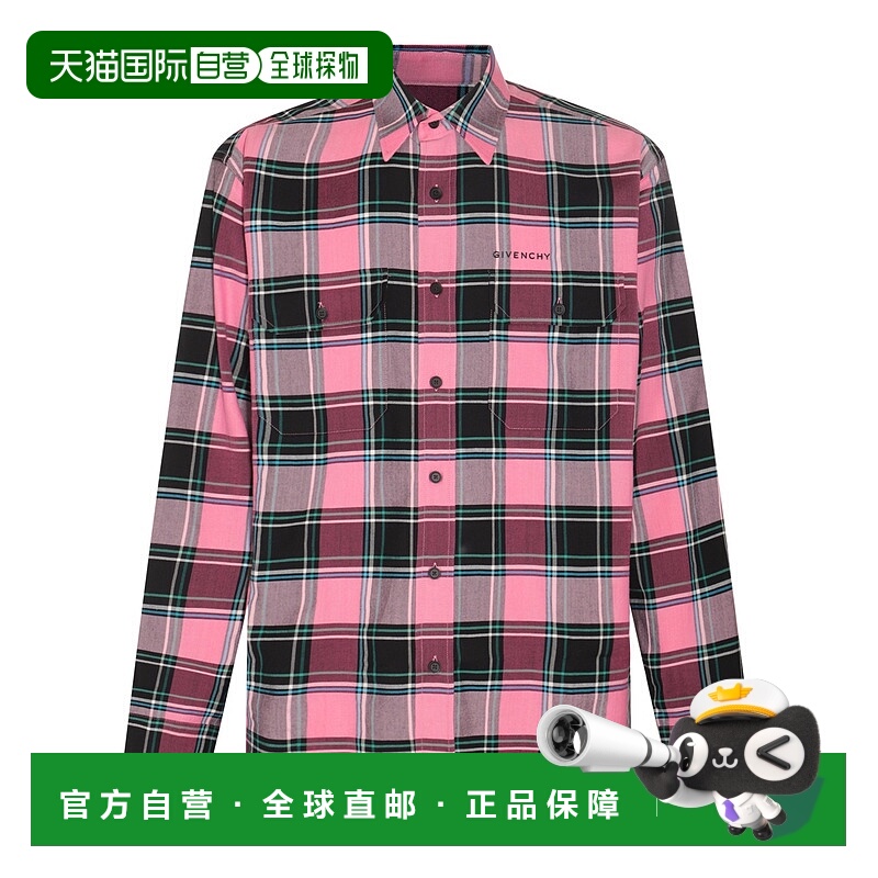 1h可退 GIVENCHY 男士衬衫 BM60Y414YY960 SS2024 花色