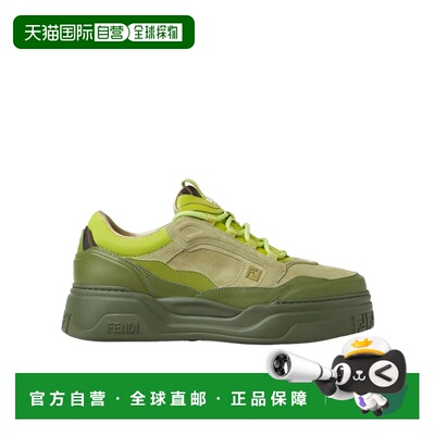 FENDI 男士运动鞋 7E1893AWKOF1VN3 SS2026 绿色 Force 运动鞋