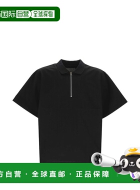 1h可退 潮奢 Sacai 男士 and Polos T恤黑色POLO衫 2604000M001