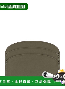 A.P.C. 女士钱包 PXAWVF63270JAD SS2026 绿色 Card holder Demi