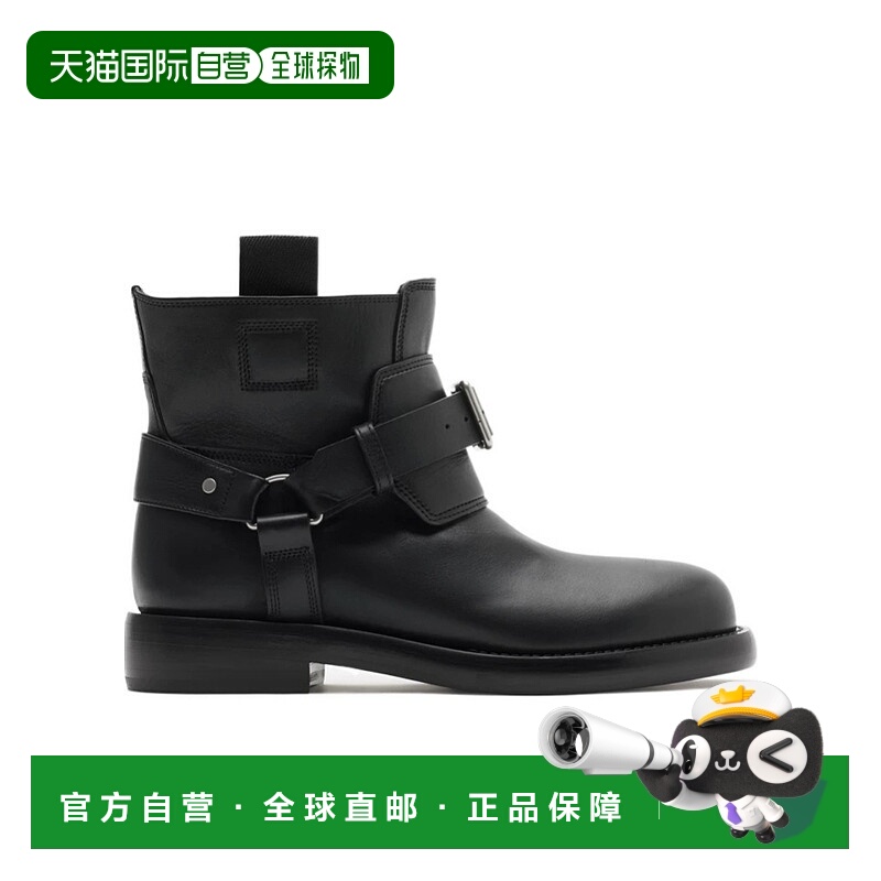 1h可退 BURBERRY 女士高跟鞋 81012871 AW2024 黑色 Cobble短筒靴