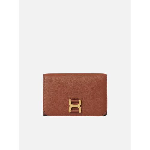 CHLOÉ 女士钱包 C23AP097I3125M SS2025 棕色 marcie 中号紧凑型