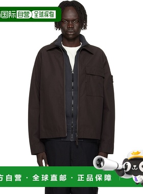 1h可退 潮奢 Stone Island 石头岛 男士 棕色 1200018 Weatherpro