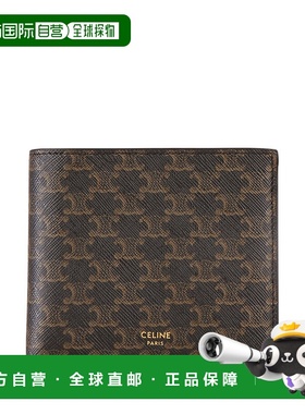 CELINE 男士钱包 10C872BQB38NO SS2026 黑色 BI-FOLD WALLET WIT