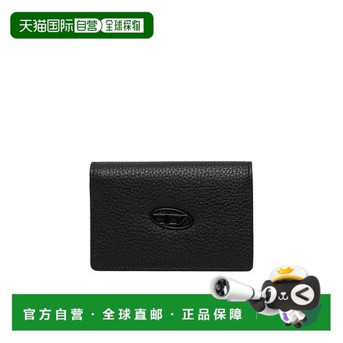 DIESEL 男士钱包 X10385P0685T8013 AW2025 黑色 Evo卡包