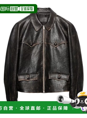 PRADA 男士皮衣 UPW59618OLSOOOF0002 SS2026 黑色