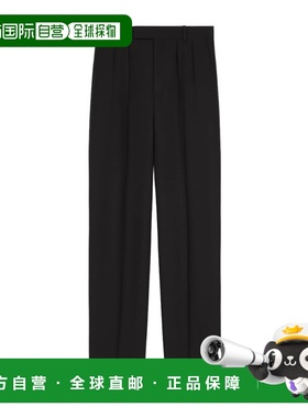 CELINE 男士休闲裤 RP01Q363S38NO SS2025 黑色 腰带环休闲裤