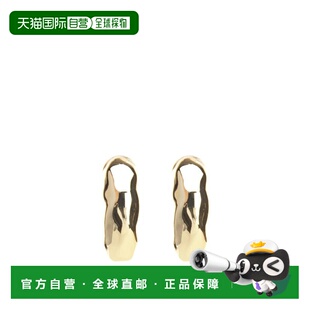 Ami Paris 女士耳饰 UJW219361903 SS2025 金色 Dune Hoop Earrin