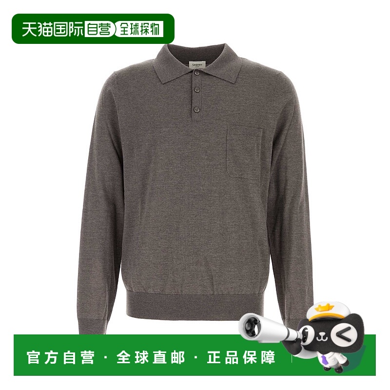 1h可退 SAINT LAURENT 男士针织衫 821892Y75YW1480 AW2025羊毛