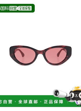 GUCCI 女士眼镜 819569J07402360 SS2025 古驰红色猫眼框 太阳镜