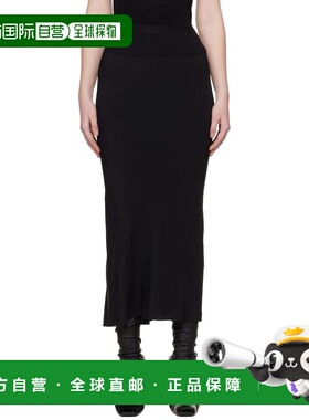 潮奢 rick owens 瑞克 欧文斯 女士 黑色 Temple Calf Bias 半身