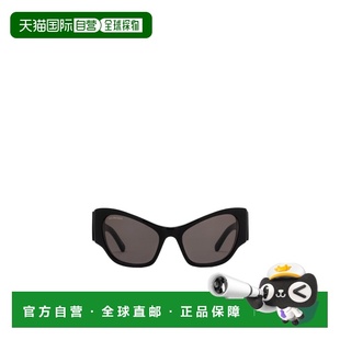 黑色 BALENCIAGA AW2023 BB0259S005 几何框太阳镜 女士眼镜