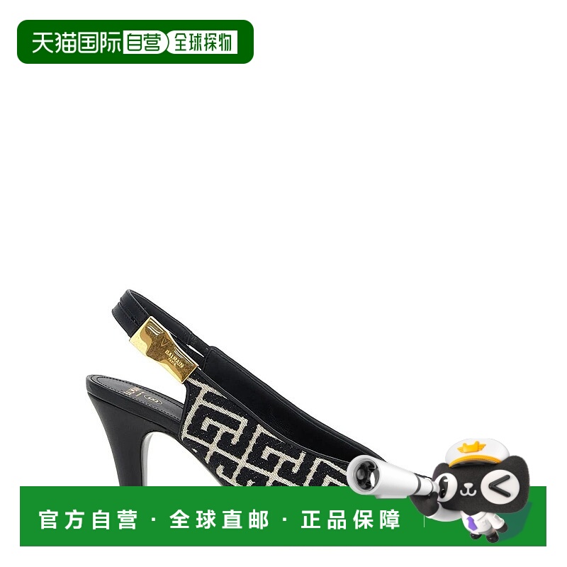 1h可退 BALMAIN 女士高跟鞋 XN1UK687TJMCNERO SS2025 黑色