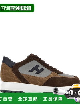 HOGAN 男士运动鞋 HXM00N0I980UGO418J AW2025 绿色