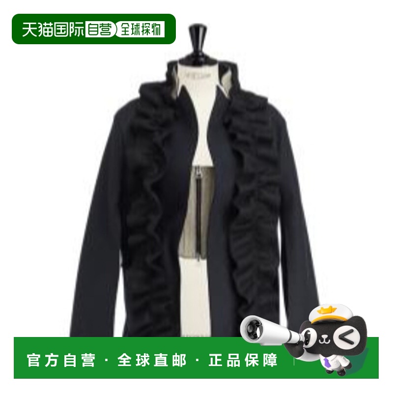 1h可退 DIOR 女士外套 551V60A1606X9010 SS2025 黑色 GRS 毛毡西