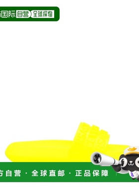 1h可退 潮奢 versace 范思哲 男士 Slides 便鞋 yellow黄色 舒适