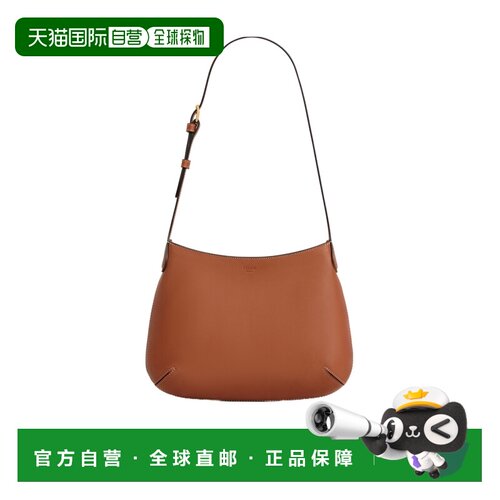 CELINE 女士斜挎包 119873BFN04LU AW2024 棕色 徽标单肩包手提包