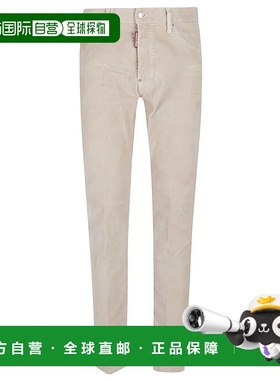 DSQUARED2 男士牛仔裤 S74LB1782S53162 AW2025 棕色直筒裤