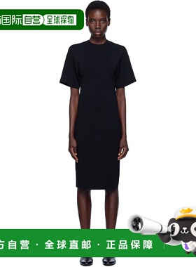 1h可退 潮奢 TOTÊME 女士 黑色 Tee Knit 连衣裙 253WRD0232YA018