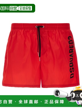 DSQUARED2 男士泳装 D7B646000611 SS2025 红色 Midi boxer short