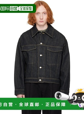 1h可退 潮奢 Studio Nicholson 男士 黑色 Stein 牛仔夹克 STEINS