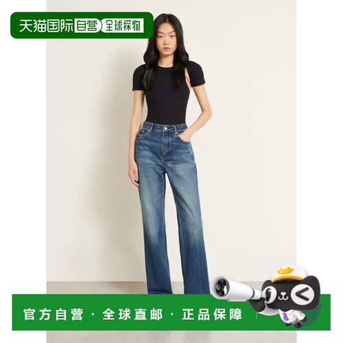 ALAIA 女士牛仔裤 100319725617000 CO 花色 Bootcut Jeans阔腿裤