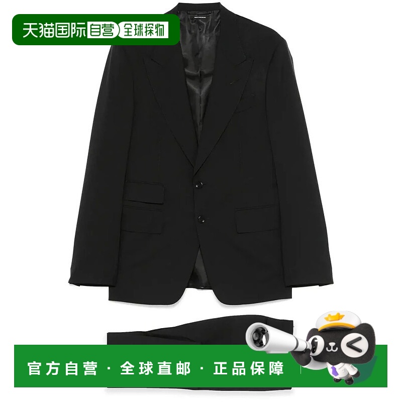 1h可退 TOM FORD 男士西服套装 2LSP01WOS02 AW2025 黑色 Tom For
