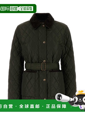 BURBERRY 女士外套 8110377C1748 AW2025 绿色 Olive green nylon