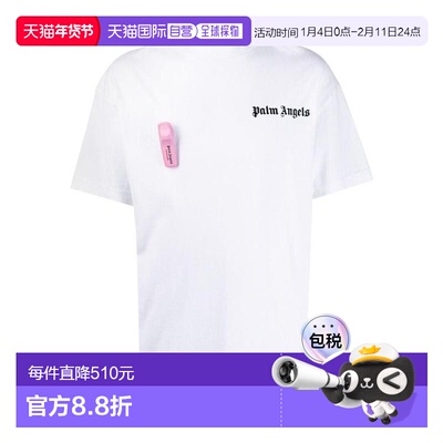 1h可退 palm angels 男士 上装T恤