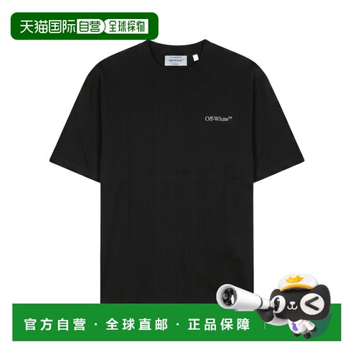 OFF-WHITE 男士T恤 44OWOS26T082001 SS2025 黑色短袖