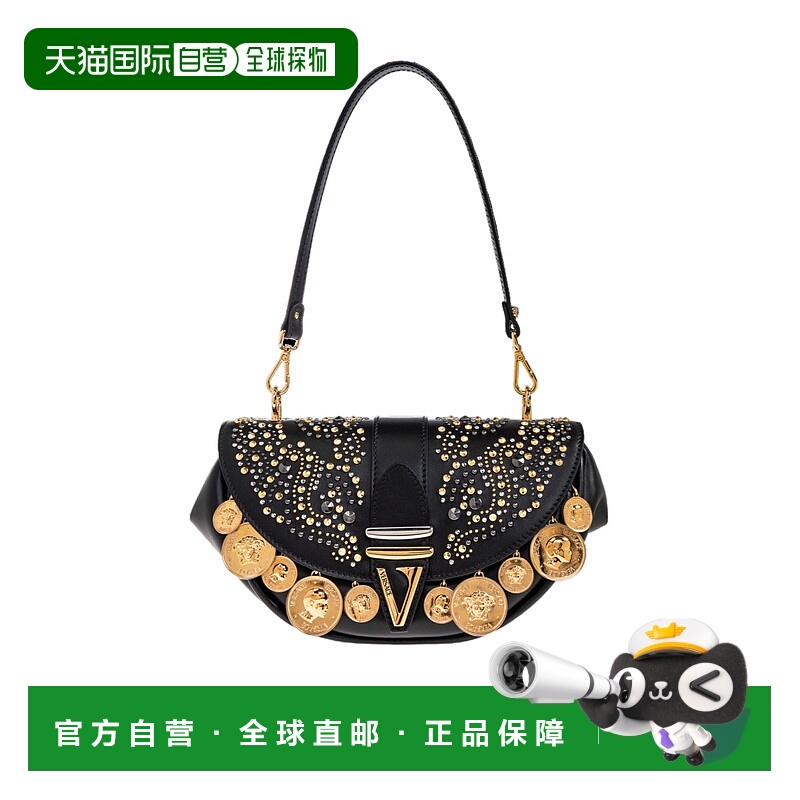 1h可退 VERSACE 女士单肩包 10200881A165571B00O AW2025范思哲