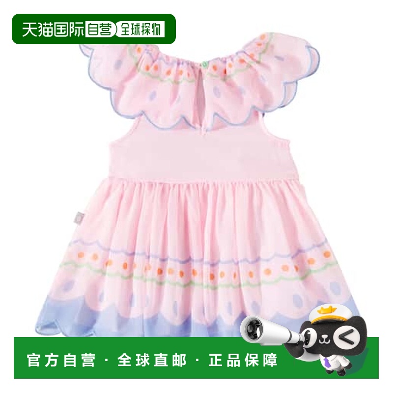 潮奢 Stella Mccartney 斯特拉 麦卡特尼 婴儿 荷叶边印花连衣裙