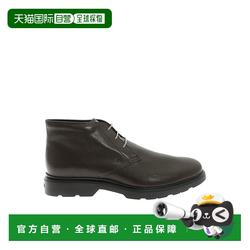 1h可退 HOGAN 男士商务正装鞋 HXM3930W352LDVS807 AW2019 棕色