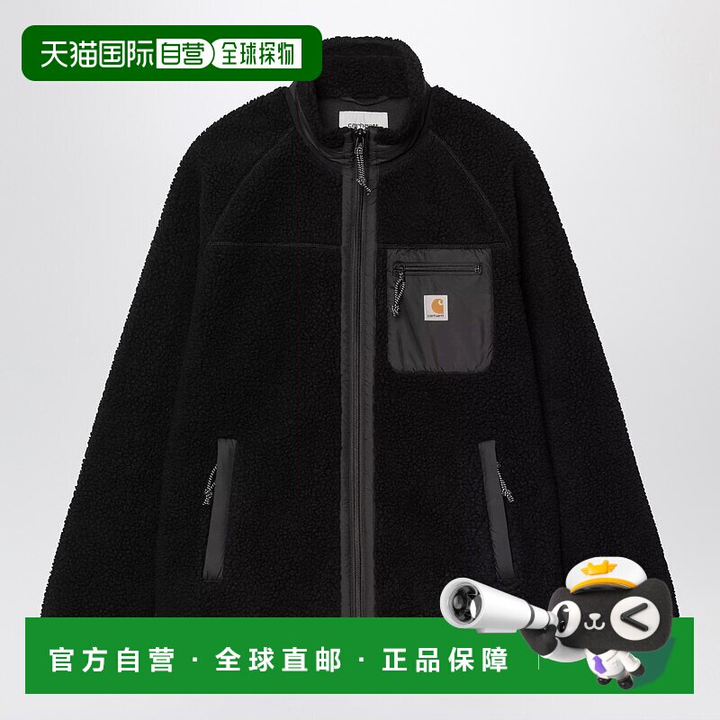 1h可退 潮奢 CARHARTT WIP 男士 Prentis 内衬黑色抓绒外套 I0356